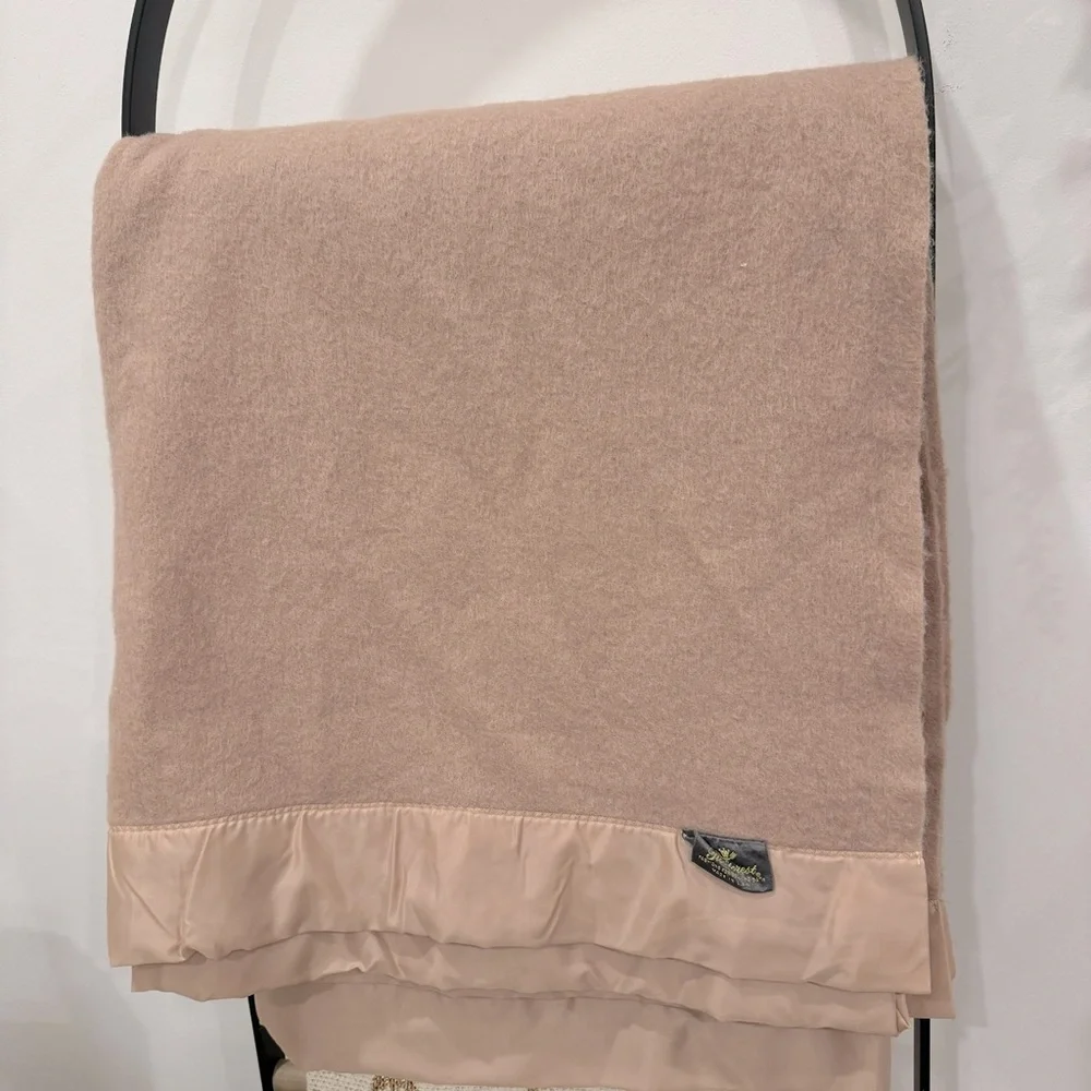 Vintage St. Mary's pure wool blanket